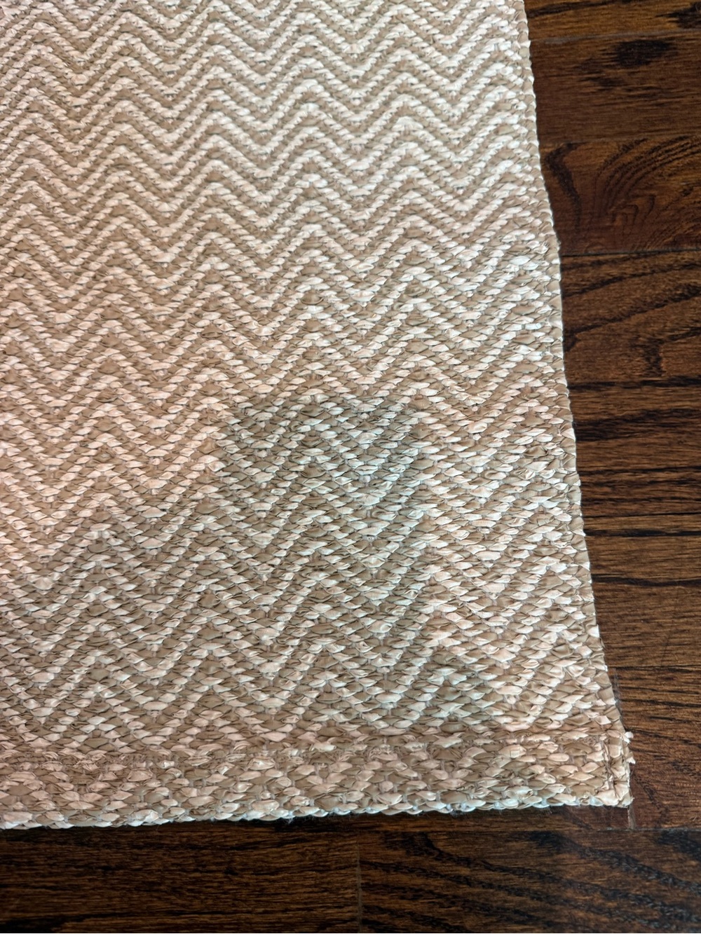 Neutral Chevron Pappelina Runner Rug – Cream Runner - Picture 2 of 8